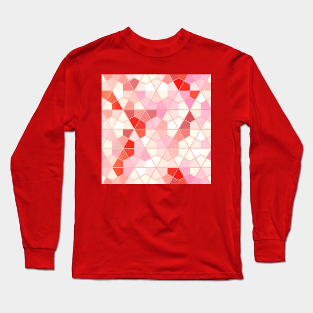 Hexagon Tiles II. Long Sleeve T-Shirt by matise